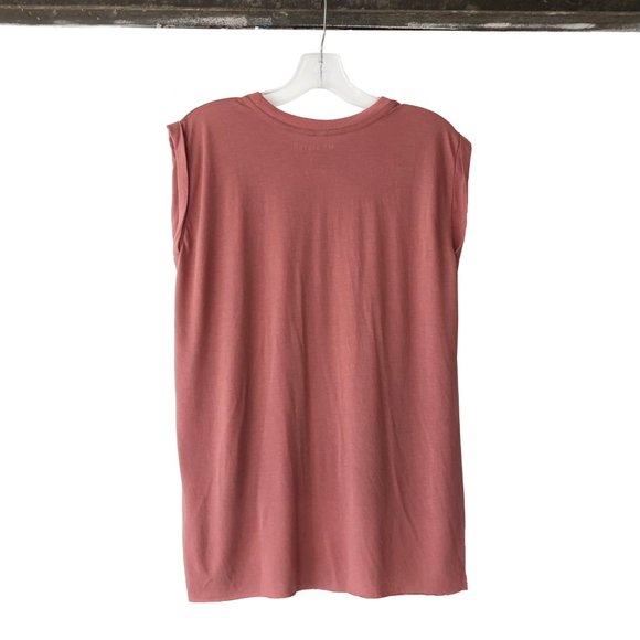 Mauve pink Not Here To Please You feminist t shirt - Picture 3 of 7